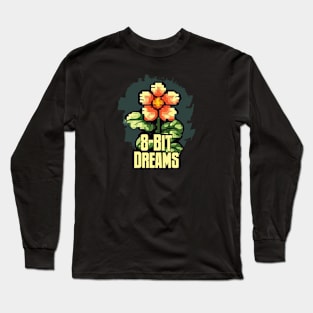 8-Bit Dreams Long Sleeve T-Shirt